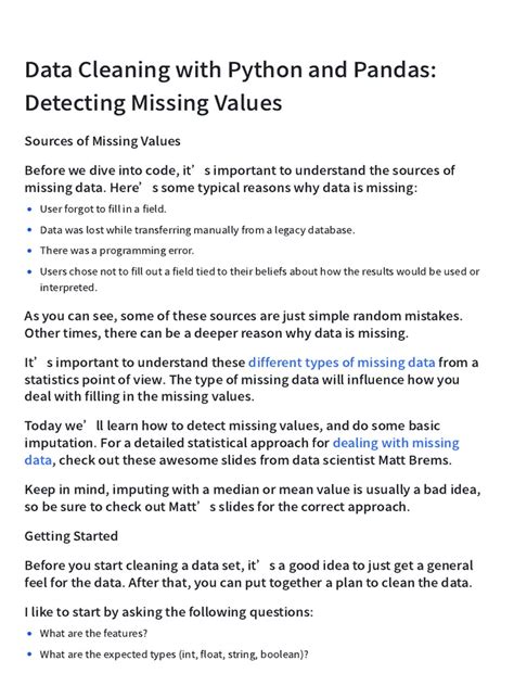 Kenny 230722 Data Cleaning With Python And Pandas Detecting Missing