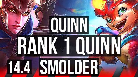 Quinn Vs Smolder Top Rank Quinn Solo Kills Godlike Tr