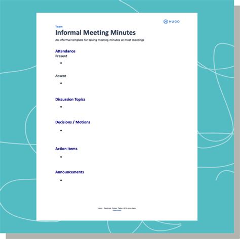 4 Free Meeting Minutes Templates Tips Tricks