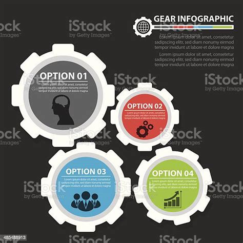 Gear 인포그래픽 개념에 대한 스톡 벡터 아트 및 기타 이미지 개념 개념과 주제 교육 Istock