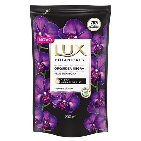 Sabonete Líquido Lux Botanicals Orquídea Negra Refil 200ml Sabonete