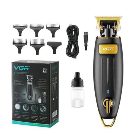 VGR Voyager V 192 Professional Hair Trimmer Black Gold Barber Stylist