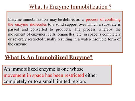 Enzyme Immobilization Ppt