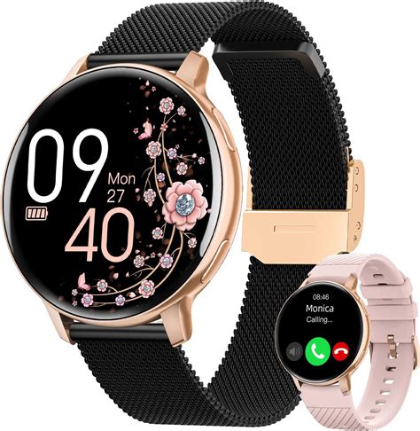 Hasakei Smartwatch Damen Mit Telefonfunktion Hd Touchscreen