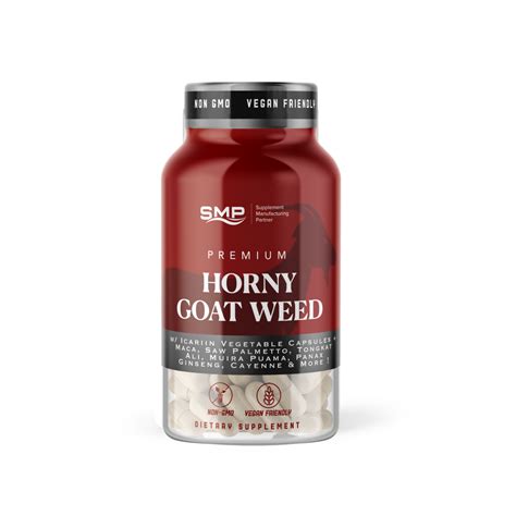 Private Label Premium Horny Goat Weed Extract W Maca Tribulus