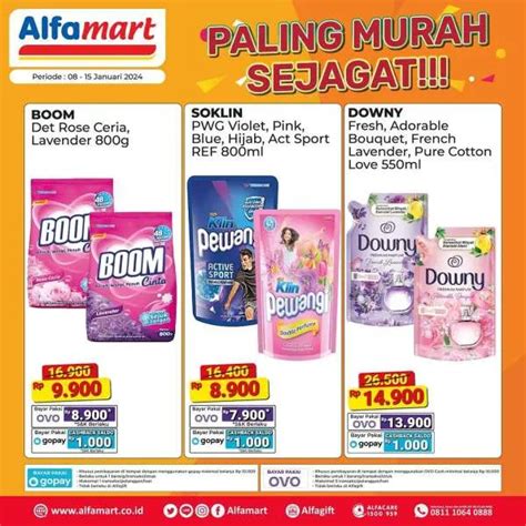 Promo Alfamart Paling Murah Sejagat Januari Beragam Produk