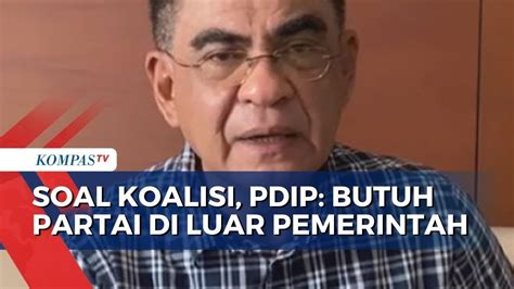 Begini Respons Pdip Soal Jadi Koalisi Atau Oposisi Pemerintahan Prabowo