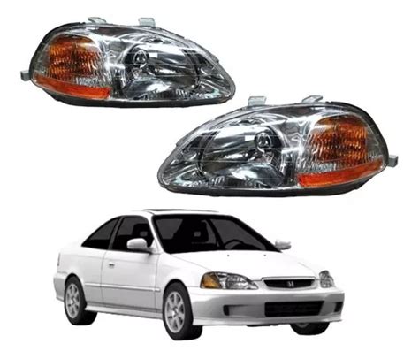 Par De Faros Honda Civic 1996 1997 1998 Derecho izquierdo Envío gratis