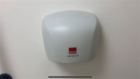 Warner Howard Sm48 Hand Dryer At The Range Warrington Youtube