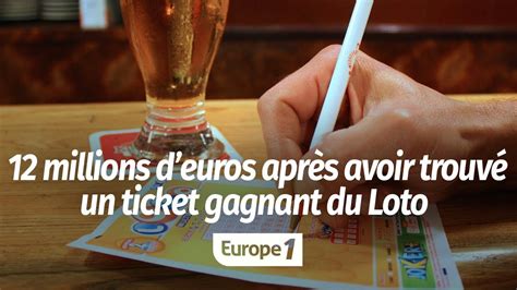 LOTO UNE FEMME TOUCHE 12 MILLIONS D EUROS POUR AVOIR TROUVÉ UN TICKET