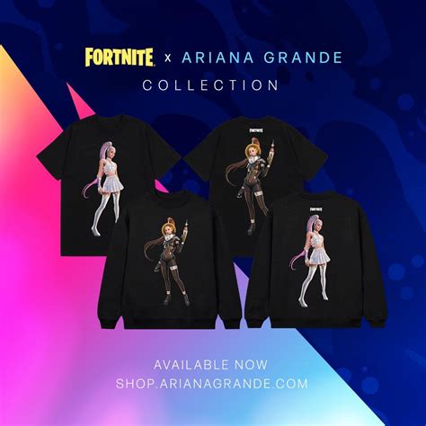 Ariana Grande released merch with fortnite : r/FortNiteBR