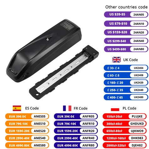 Electric Bicycle Ebike Battery Hailong G G Cells Pack