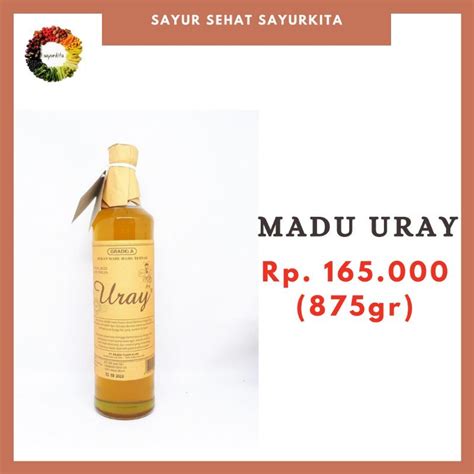 Jual Madu Uray Gr Shopee Indonesia