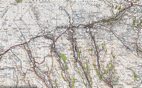 Historic Ordnance Survey Map Of Ebbw Vale 1947