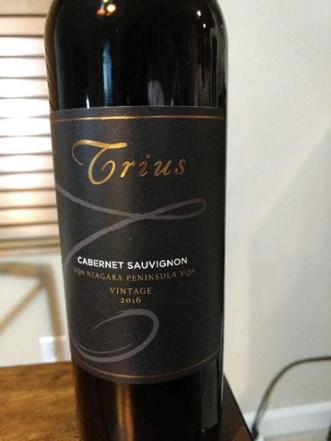 2015 Trius Cabernet Sauvignon Vineyard Select Canada Ontario Niagara