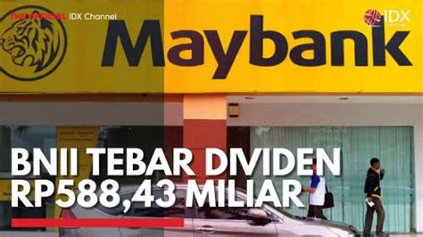 Bnii Tebar Dividen Rp Miliar