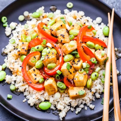 Orange Tofu And Edamame Stir Fry Recipe Runner