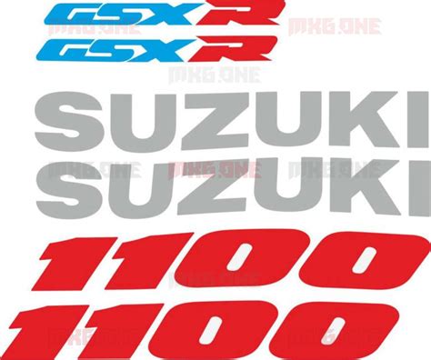 Suzuki Gsx R 1100 Kit Decals Set Mxgone Best Moto Decals