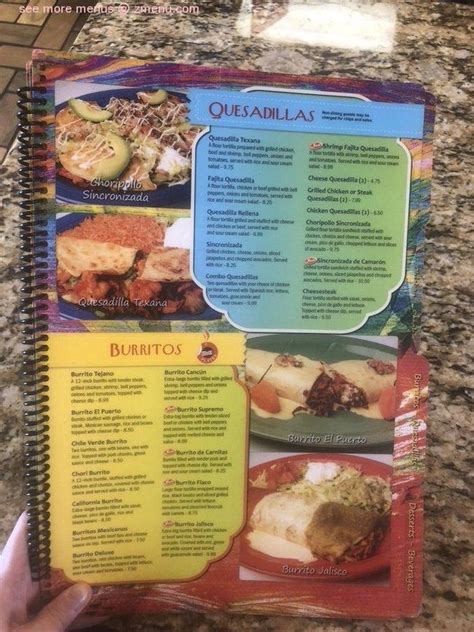 Online Menu Of El Arriero Mexican Grill Restaurant Miami Oklahoma