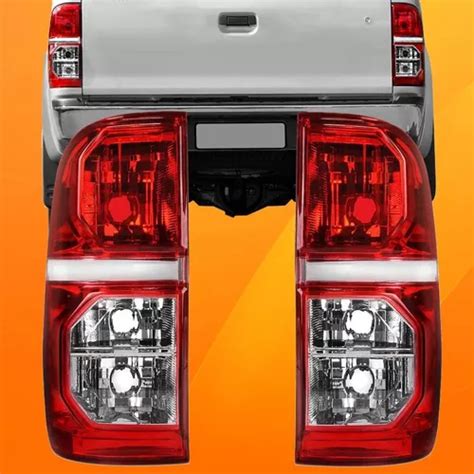 Lanterna Traseira Hilux Srv Sr 2012 2013 2014 2015 Bicolor