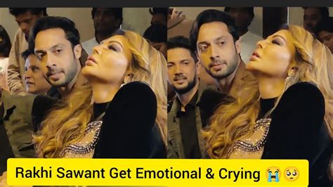 Rakhi Sawant Get Emotional Crying After Watching Her New Song