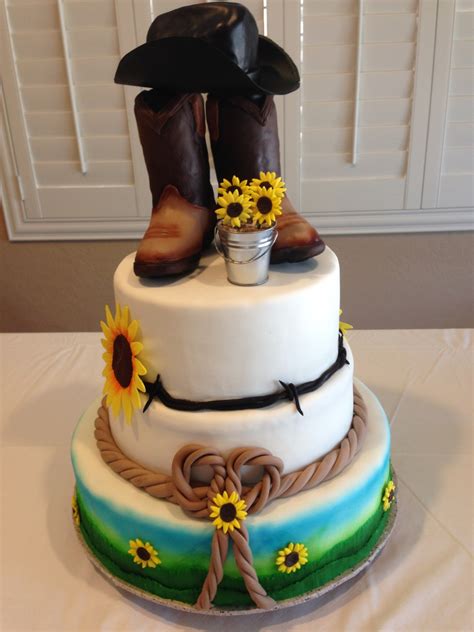 Western Wedding Cake