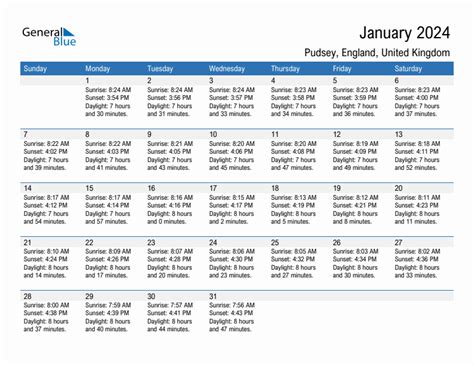 Pudsey Day School Calendar Belita Chloris