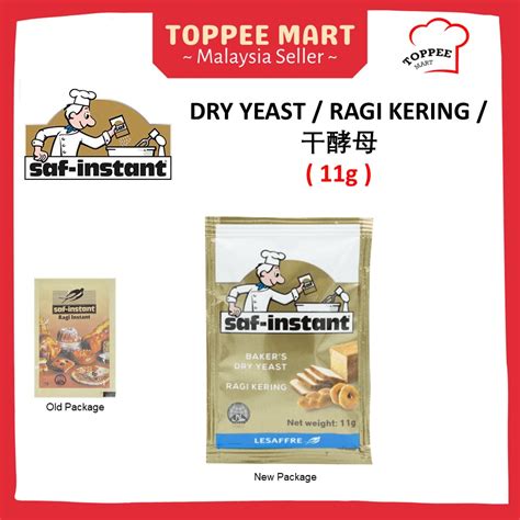 SAF INSTANT Instant Yeast 11g Small Pack Ragi Kering Baker S Dry