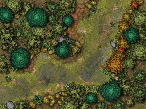 Forest Road Battlemap My First Map With Inkarnate R Inkarnate