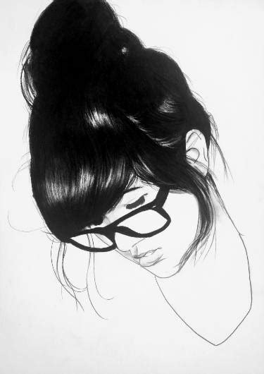 Nerd Girl Sketch at PaintingValley.com | Explore collection of Nerd Girl Sketch