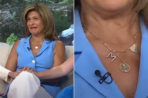 Hoda Kotb Wears M Necklace For Today Show Departure All About The