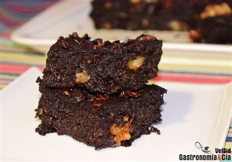 Receta de Brownie vegano Gastronomía Cía