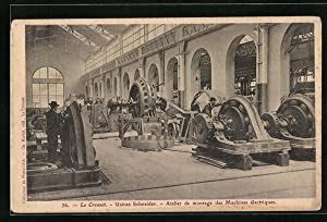 Carte Postale Le Creusot Usines Schneider Atelier De Montage Des