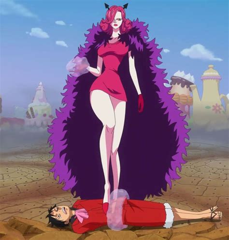 A Cartoon Character Laying On The Ground Next To A Woman In A Red Dress