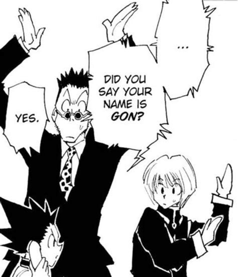 Manga Panel Of Hxh Featuring Gon Leorio And Kurapika Hunter Anime