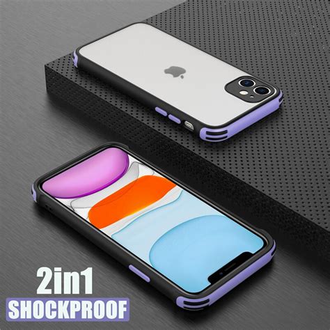 Funda de teléfono de armadura de lujo para iPhone 12 11 Pro Max X XR