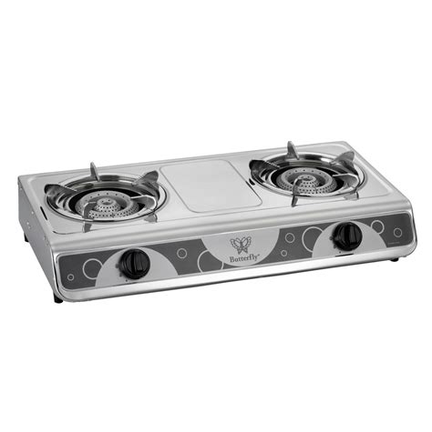 Stainless Steel Double Gas Stove Bgc 868f305