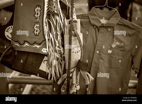 Rodeo cowboy equipment Stock Photo - Alamy