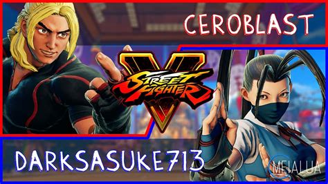 Sfv Ce Ceroblast Ken Vs Darksasuke Ibuki Meialua Youtube