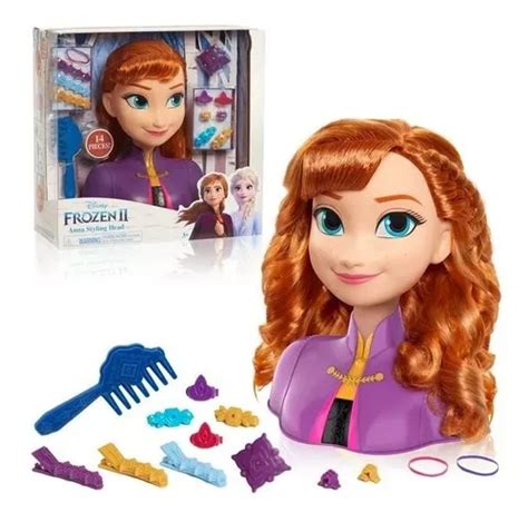 Anna Frozen Cabeza Peinar Princesa Disney Mu Eca Original Env O Gratis