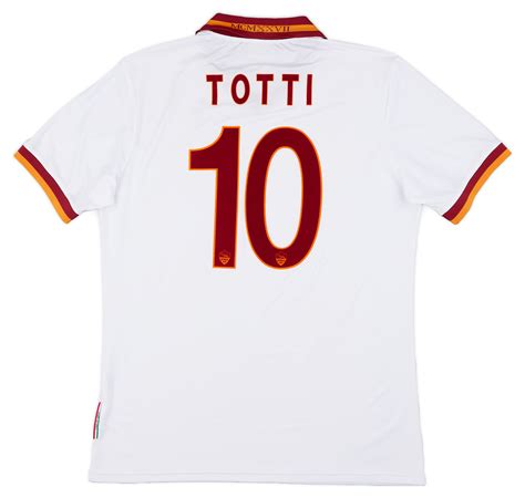 2013 14 Roma Away Shirt Totti 10 Excellent 9 10 XXL