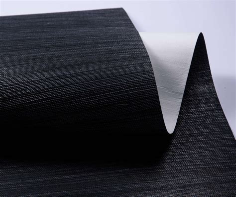 Black Grasscloth Wallpaper - Oliver Grace Wallpaper