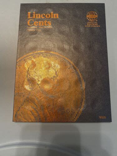 Lincoln Cent Penny Album Coin Folder Whitman Folder Volume 2 1941 1974