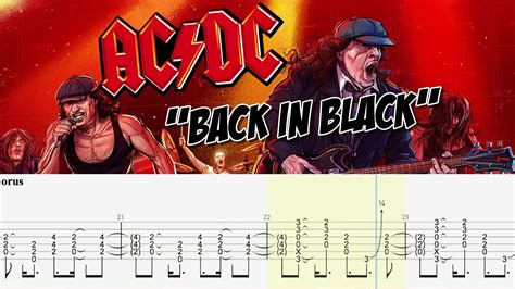 Back In Black Guitar Chords