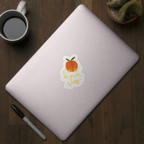 Peach Call Me By Your Name CMBYN - Cmbyn Art - Sticker | TeePublic