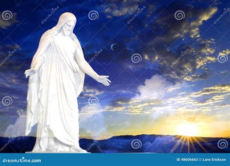 Jesus At Creation Of World Stock Photo - Image: 48606663