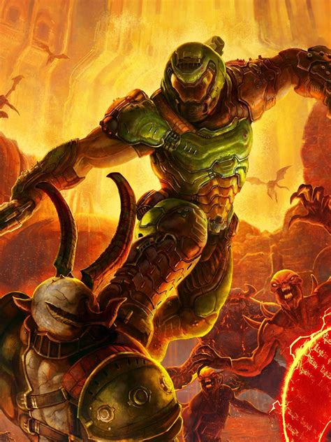 Background Doom Slayer Wallpaper Discover More American Character