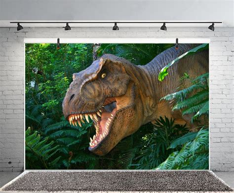 Amazon Leyiyi 7x5ft Photography Background 3D Safari Dinasour