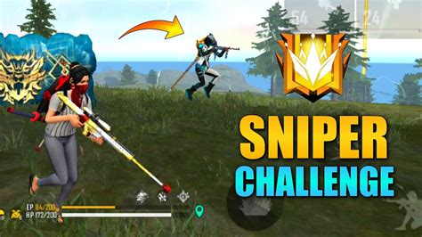 Double M82B Sniper Only Challenge In Solo Vs Duo Rank Garena Free