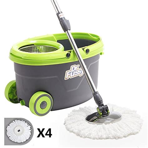 Buy 360 Easy Wring Spin Mop And Bucket System With Wheels 4 Spin Mop